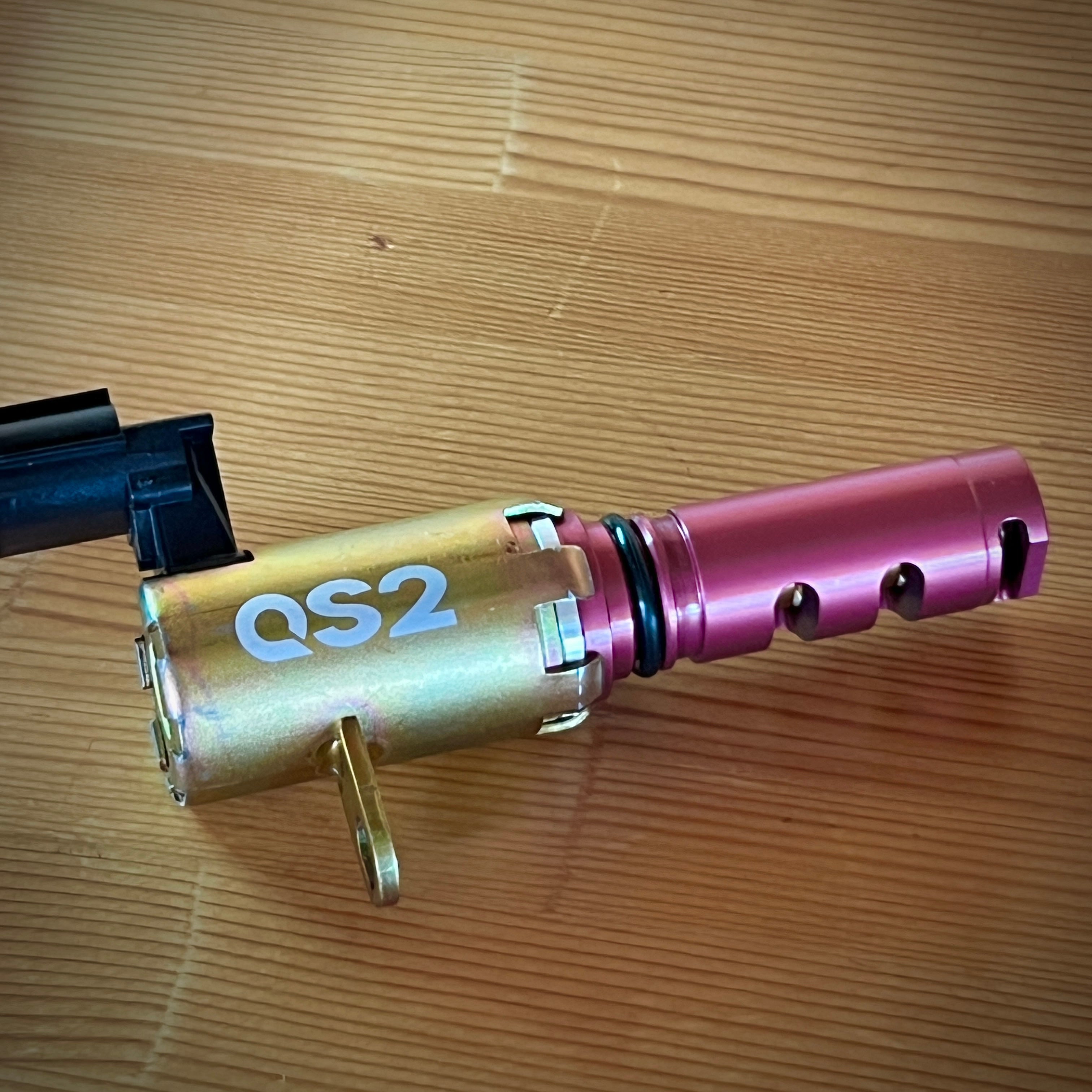 クァンタムソレノイドの最新作「QS-R」 クァンタムソレノイドQS-R EX側2本SET TOYOTA クラウンHV